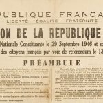 Préambule de la Constitution de 1946 – Article 14 (partie 1)